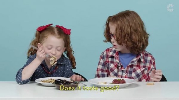 Дети пробуют еду из Франции / Kids Try French Food (Русская озвучка)