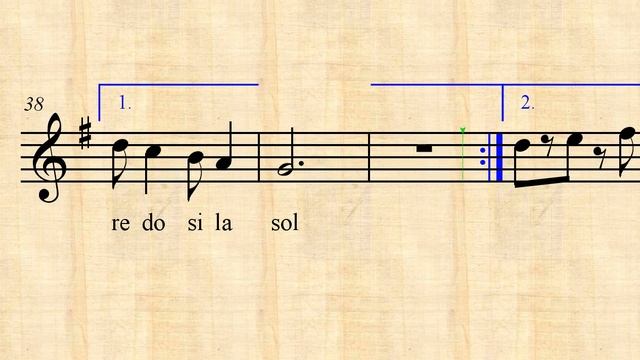 Pájaro Choguí - Partitura en Sol смотреть онлайн