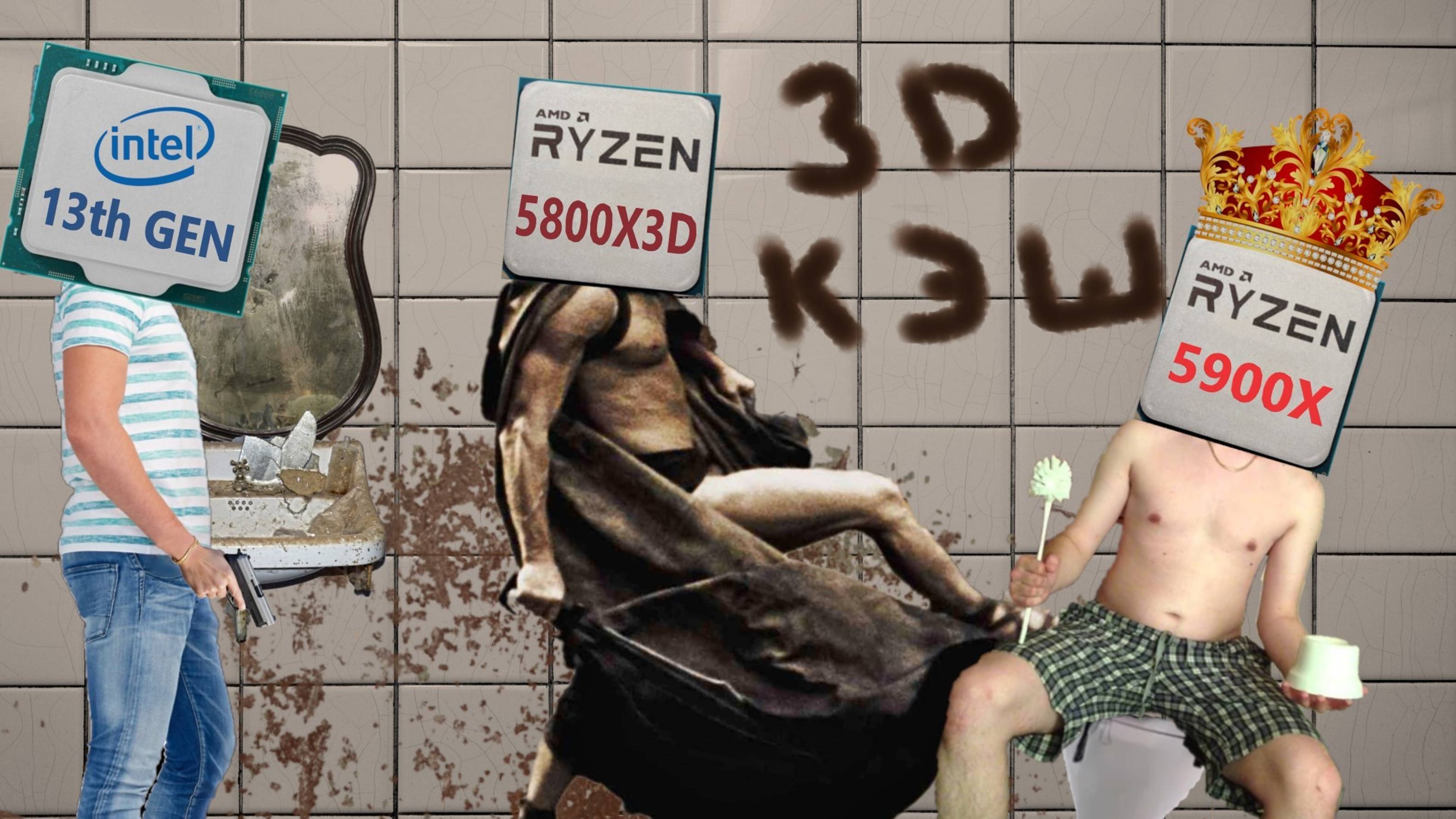 А че так мало? Ryzen 5800X3D Vs 5900X или почему 13-е поколение Intel?