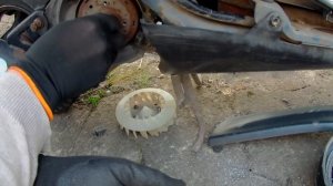 Замена генератора на скутере Honda Dio AF 35 ZX.