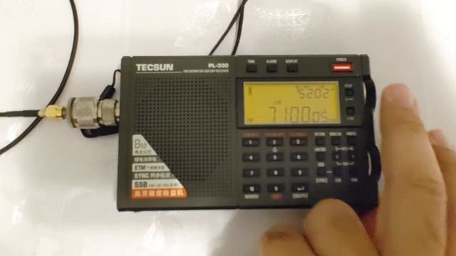 XHDATA D-808 And  Tecsun PL-330 Audio Comparison And Dsp Filtering On SSB