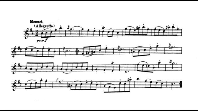 J.S.Bach MENUET / orchestral accompaniment from Suite No.2 in B minor,BWV 1067 смотреть онлайн