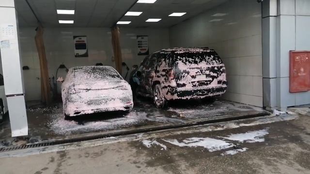 Car Washing in saudi arabia | 🚗Car Wash Kaise Karte Hain Saudi Arabia Me | 45 Riyal me full wash смотреть онлайн