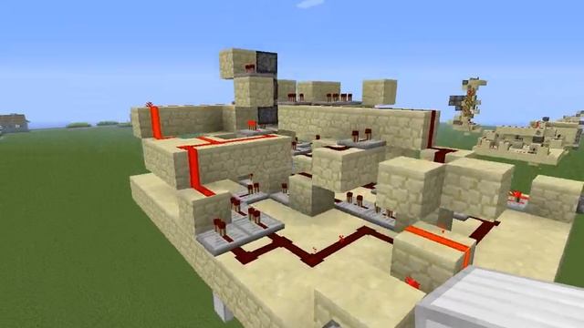 Minecraft: Redstone WIP - 5x5 Opening Mechanism (1.3.2) смотреть онлайн