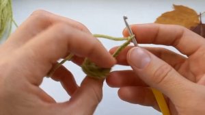 Бабушкин квадрат крючком для вязания пледов, свитеров и других изделий 🍁🍂🌼