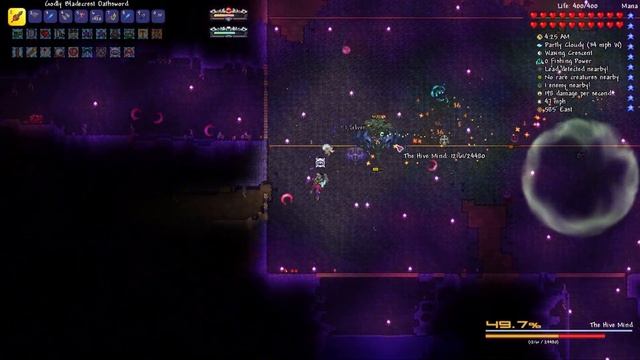 Terraria Calmity Mod: The Hive Mind - No-Hit [Death Mode] смотреть онлайн