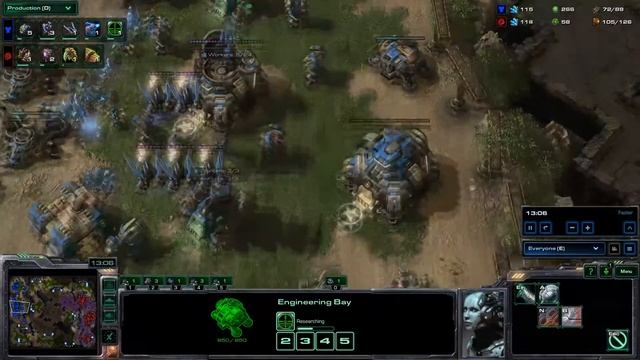 StarCraft 2 - (ZvT) - Mass Raven смотреть онлайн