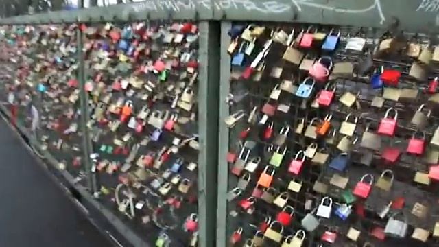 Liebesschlösser An Der Hohenzollernbrücke, Köln