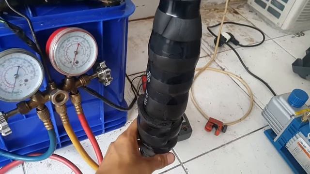 -29C R134A ,PLAYING WITH REFRIGERATION COMPRESSOR смотреть онлайн
