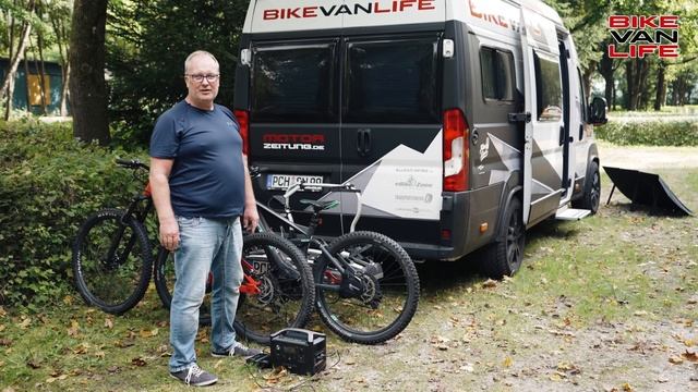 Autark Campen und eBikes laden | EcoFlow River PRO Powerstation mit Solartasche 180W | Kastenwagen смотреть онлайн