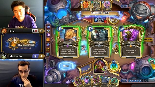 ETC vs Monsanto - Hearthstone Grandmasters Americas - Week 2 смотреть онлайн