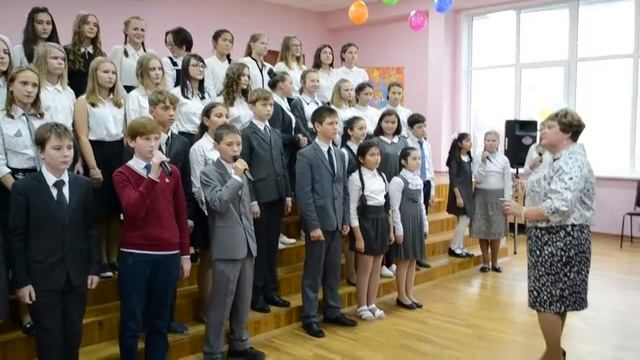Школа дом мой родной Валентина Портнова и хор школы смотреть онлайн