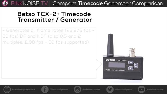 Compact Timecode Generator Comparison смотреть онлайн