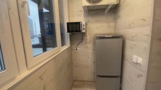 Утепление балкона . Продолжение кухни на балконе #кудрово смотреть онлайн