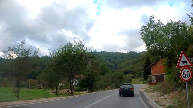 Mrkonjić Grad - Jezero - Šipovo, magistralni put M5 i regionalni R415, vožnja autom, septembar 2023 смотреть онлайн