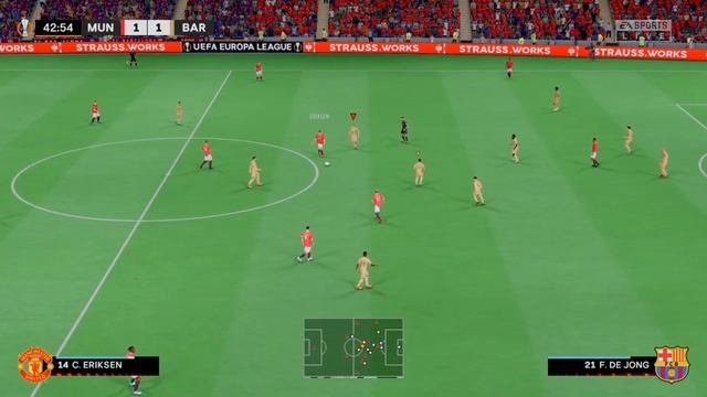 FIFA 23 - Manchester United vs. Barcelona | UEFA Europa League 22/23 [4K] смотреть онлайн