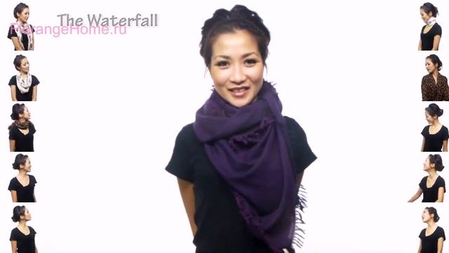 25 способов как завязать шарф за 15 секунд florangehomeru Florange смотреть онлайн