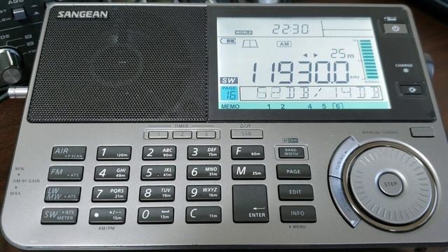 SANGEAN ATS-909X2_11930kHz Radio Marti_07:29 JST_12102022 смотреть онлайн