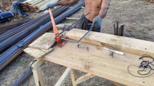 как согнуть хомут из арматуры