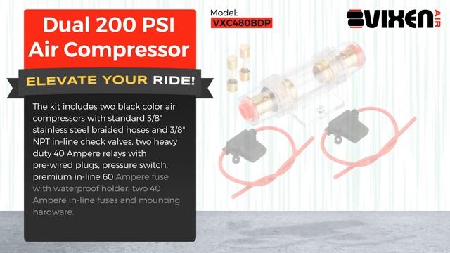📢 VIXEN AIR VXC480BDP Dual 200 PSI Air Compressor 🔥 смотреть онлайн
