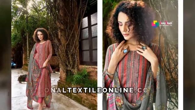 Sanskruti Silk Mills Presents Juliet Pashmina Trendign Latest Fashion Ladies Winter Wear Suits Mate смотреть онлайн