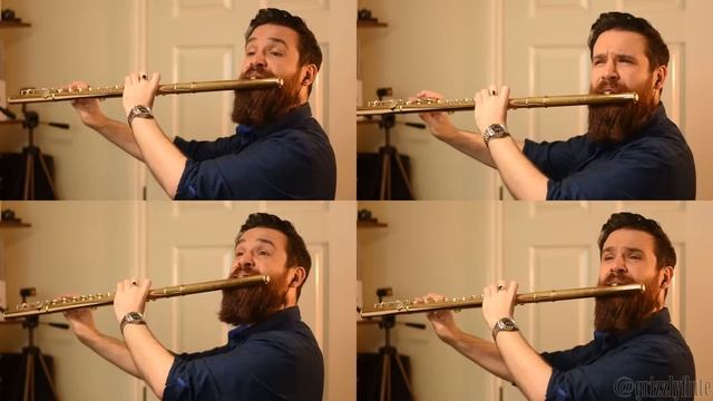Stunning 'Pachelbel Canon' Alto Flute Quartet смотреть онлайн