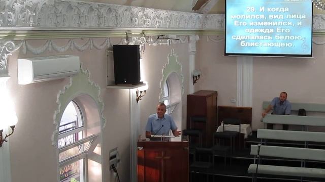 Проповедует В.А. Дегтярёв. Праздник Преображения ( 19.08.21) часть 1. смотреть онлайн