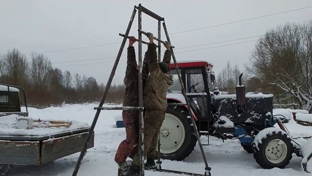испытание козлового крана...))) смотреть онлайн
