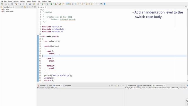 Embedded C Programming Style 19 Условный оператор switch (добавление) смотреть онлайн