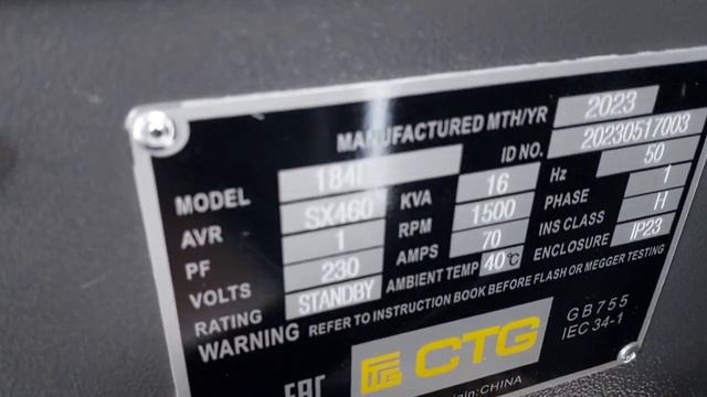 CTG 18ISS-M ДГУ 16 кВт двигатель ISUZU как тихо работает! смотреть онлайн