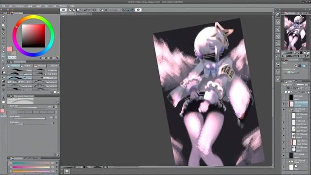Amane Kanata Archer Timelapse смотреть онлайн