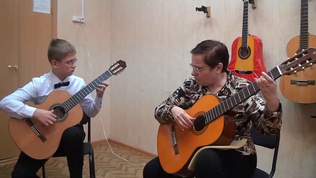 Дуэт гитаристов Сальвадор Музыкальная школа № 24 г.Междуреченск смотреть онлайн