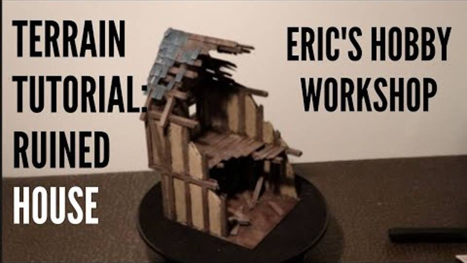 Terrain Tutorial: Ruined Timber Frame House for Mordheim, Warhammer, Age of Sigmar, Frostgrave, D&D смотреть онлайн