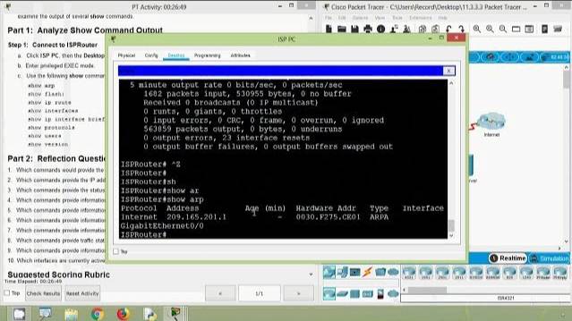 Packet Tracer - Using Show Commands смотреть онлайн