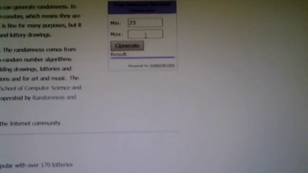 Как обмануть сайт Random.org