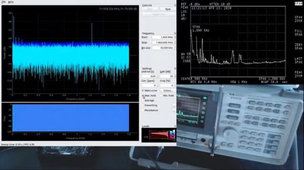 Episode 3: HackRF as Spectrum Analyzer (flatness response)