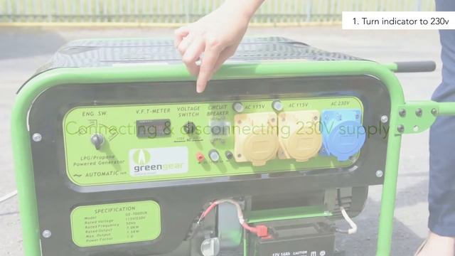 Greengear LPG Power Generators - GE-7000 Powered | Calor Ireland смотреть онлайн