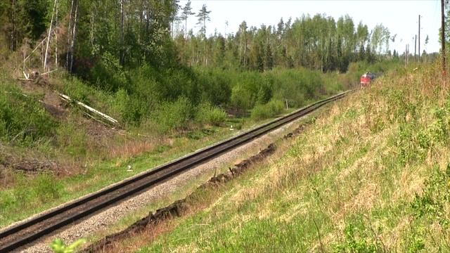 Неболчи 2012. 2М62У, ТЭП70, ДМ62 (РЖД) смотреть онлайн