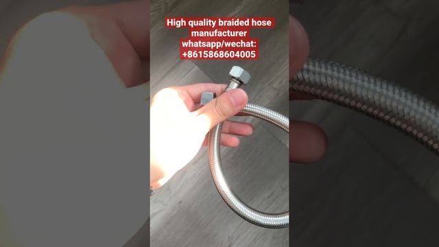 Cheap flexible braided hose, knitted connector water supply line,China Factory Manufacturer Supplie смотреть онлайн