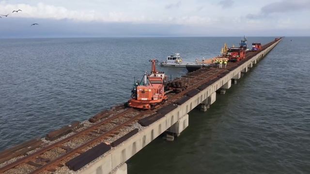 Lake Pontchartrain Crosstie Replacement Project смотреть онлайн