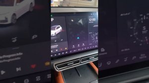 Пороги АТС lixiang L7, L9 и режим мойки, управление из центрального монитора.