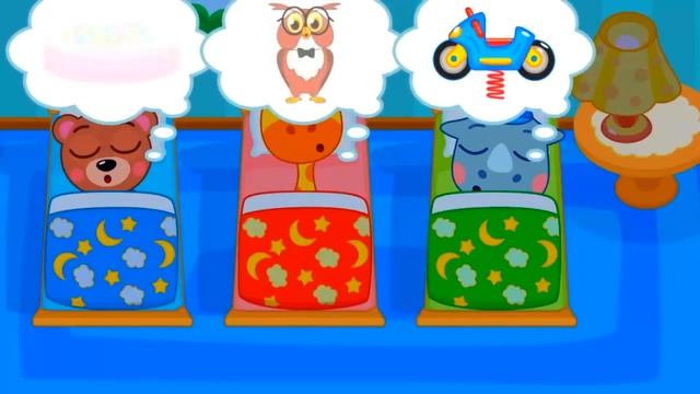 Мультик для малышей/ Детский сад для зверят Развивающий мультфильм для детей. Kindergarten Cartoon
