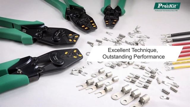 Pro'sKit  CP-151B&CP-251B&CP-353&CP-351B Non-Insulated Terminals Ratchet Crimping Tools