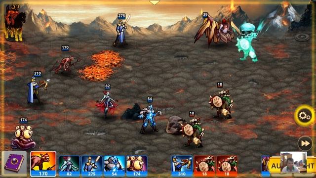 Heroes Magic War Ep19 - Map 4 Lanjar's Crossing - Arena 7 Walkthrough