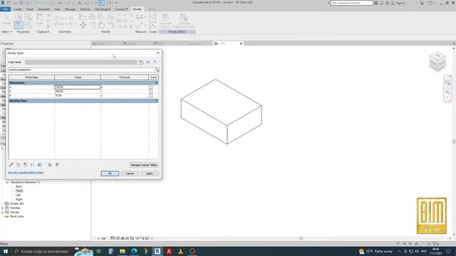 BIM Edin - REVIT TUTORIAL / TRAINING FOR THE DOOR FAMILY / A SIMPLE FAMILY USING THE EXTRUSION TOOL смотреть онлайн