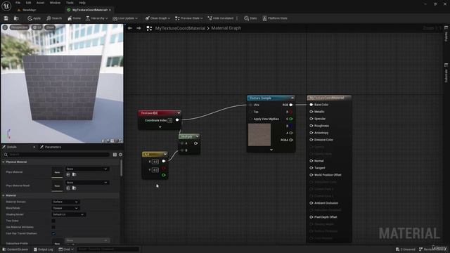 21. Texture Coordinate Node. THE INTERMEDIATE Materials Unreal Engine 5 смотреть онлайн