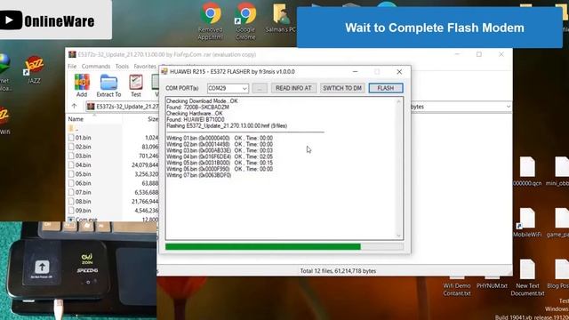 Zain Huawei E5372s-32 Unlock for all Networks V21.270.13.00.00 + imei repair смотреть онлайн