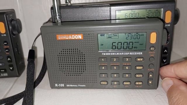 6000 KHz VOT And XHDATA D-808 Old & New Version  And SIHUADON R-108...  COMPARISON TESTS...
