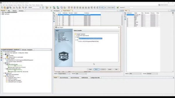 PIC10F200 Microcontroller Tutorial - MPLABX IDE HowTo Create Assembler Project