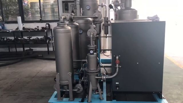CBN-30C nitrogen generator made of stainless steel with atlas copco air compressor. смотреть онлайн